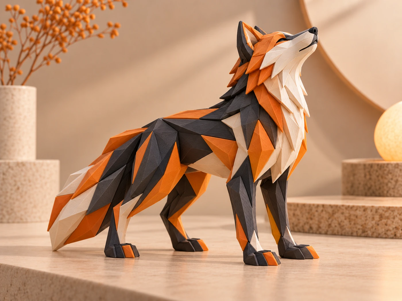 Low-Poly Wolf